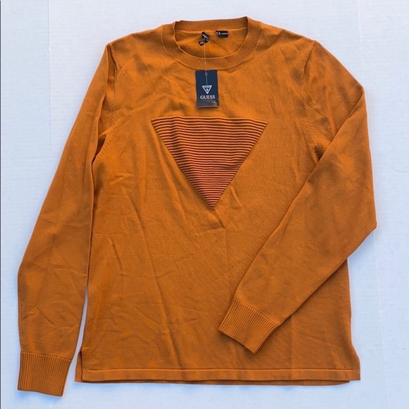 New GUESS Men's Ski Logo Ottoman Sweater - Picture 4 of 8